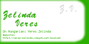 zelinda veres business card